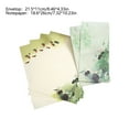 thumbnail image 3 of JWshufel Vintage Style Stationery Set Includes 2 Envelopes and 4 Writing Papers for Invitations Birthday Wedding and Business Use Retro Design with Beautiful Patterns 5.3 oz 1.2oz, 3 of 6
