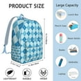 thumbnail image 2 of Classic Checkered Backpack, Retro Plaid Design Daypack with Buffalo Plaid Style for School, Travel, and Everyday Fashion, 2 of 4