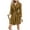Yellow soft robe for women, variant on Womens Plaid Plush Robes Soft Flannel Fluffy Bathrobe Hooded Robe Sleepwear Warm Soft Fluffy Housecoat with Pockets