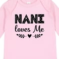 thumbnail image 4 of Inktastic Nani Loves Me Baby Clothes Girls Long Sleeve Baby Bodysuit, 4 of 5