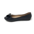 thumbnail image 4 of Victoria K Women's Faux Leather Roll Bow Ballerina Flats, 4 of 5