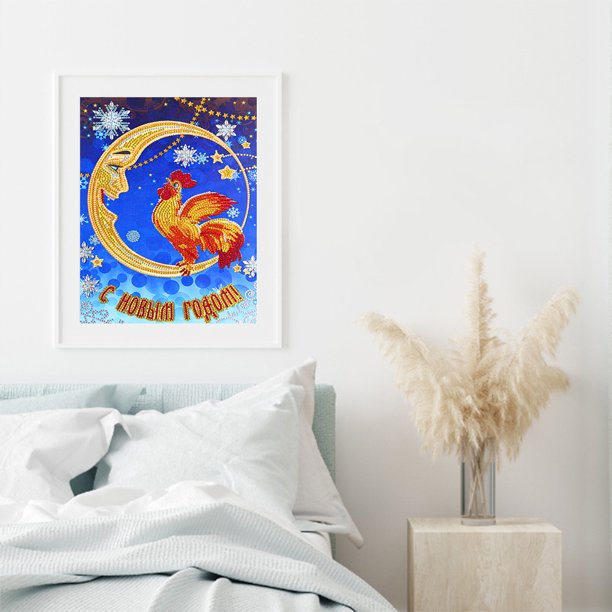 Cuadros Decorativos 5D DIY Animal Forma especial Taladro Cristal Diamante Arte de la pared Artesanía Decoración para el hogar Juegos Ndcxsfigh Nuevos Originales
