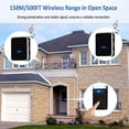 thumbnail image 5 of Wireless Doorbell [No Batteries Needed], Waterproof Doorbell Electronic Chime Set with 2 Plug-in Receivers, 150M Range, 5 of 5