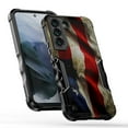 thumbnail image 3 of Cass Creations Case Compatible for Samsung Galaxy S22+ (6.6 inch S22 Plus), Hybrid Shockproof Bumper Protective Phone Cover - American Flag, 3 of 5