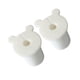 thumbnail image 2 of Pasacables Para Cables, Casquillos De Silicona, 2x Para Orificios De Pared De 1", Orificios Para Cables De Muebles, Color Blanco, 2 of 8