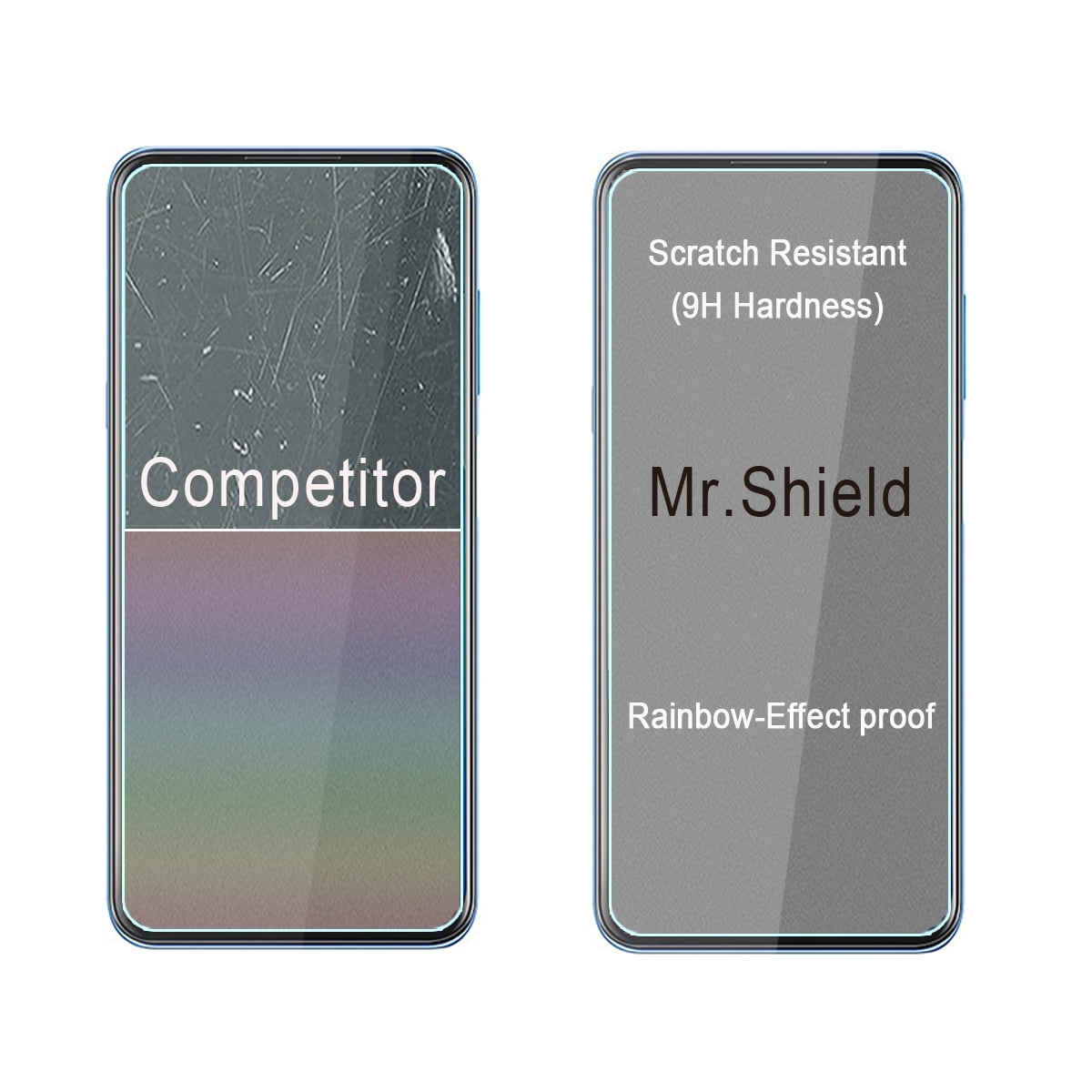 Mr. Shield 3-Pack Tempered Glass Screen Protector For TCL 20L/20L+/20S - 9H Hardness
