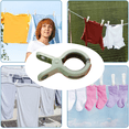 thumbnail image 5 of Clip para toalla de playa, 3 alfileres de tela, clip para secar edredones, pinzas de plástico para ropa, soporte de agarre fuerte para secar la ropa en tendedero y estante para colgar, 5 of 5