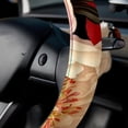thumbnail image 5 of Peony 14.5 Inch Printing PVC Leather Car Wheel Cover Auto Accessories, 5 of 6