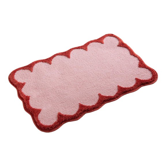 Hot Clearance！ZZYuan Mats Bathroom Rugs Non Washable Cute Mats Microfiber Absorbent Soft Aesthetic Small Rugs for Bedroom Tub ,Home Kitchen Decor