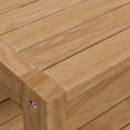 thumbnail image 5 of Modway Carlsbad Teak Wood, Plastic Coffee Table, Natural, 5 of 8