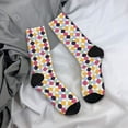 thumbnail image 5 of KLL Polka Dot Print Cool Socks Men's Women's Crew Socks Funny Crazy Novelty Stockings, 5 of 6
