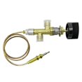 thumbnail image 1 of Low Pressure Propane Gas Fireplace Fire Pit Flame Failure Safety Control Valve Kit 5/8-18UNF (3/8Inch Flare), 1 of 5