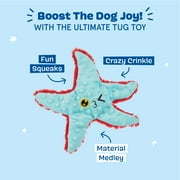 BARK Carl Starfish Plush Dog Toy, Extra Small to Medium