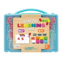 Chuckle & Roar Preschool Sensory Learning Case with Multi-Colored Dough and Sand for Children Ages 3 