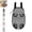Black, variant on Bisitoy Cat Carrier Backpack Front Carry Breathable Canvas Pet Backpack for Outdoor Travel