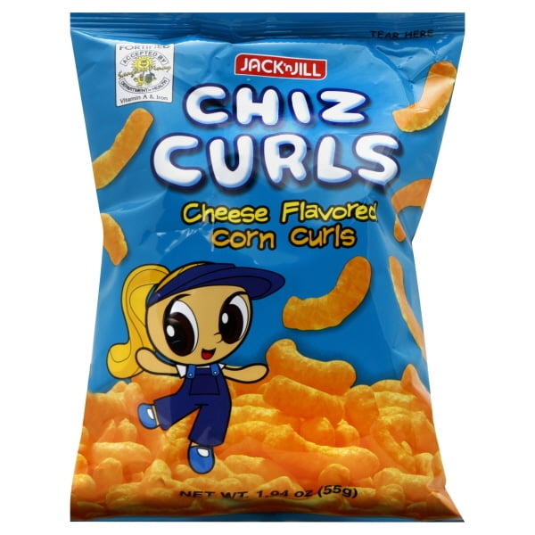 Jack 'n Jill Chiz Curls Cheese Flavored Corn Curls, 1.94 oz Walmart