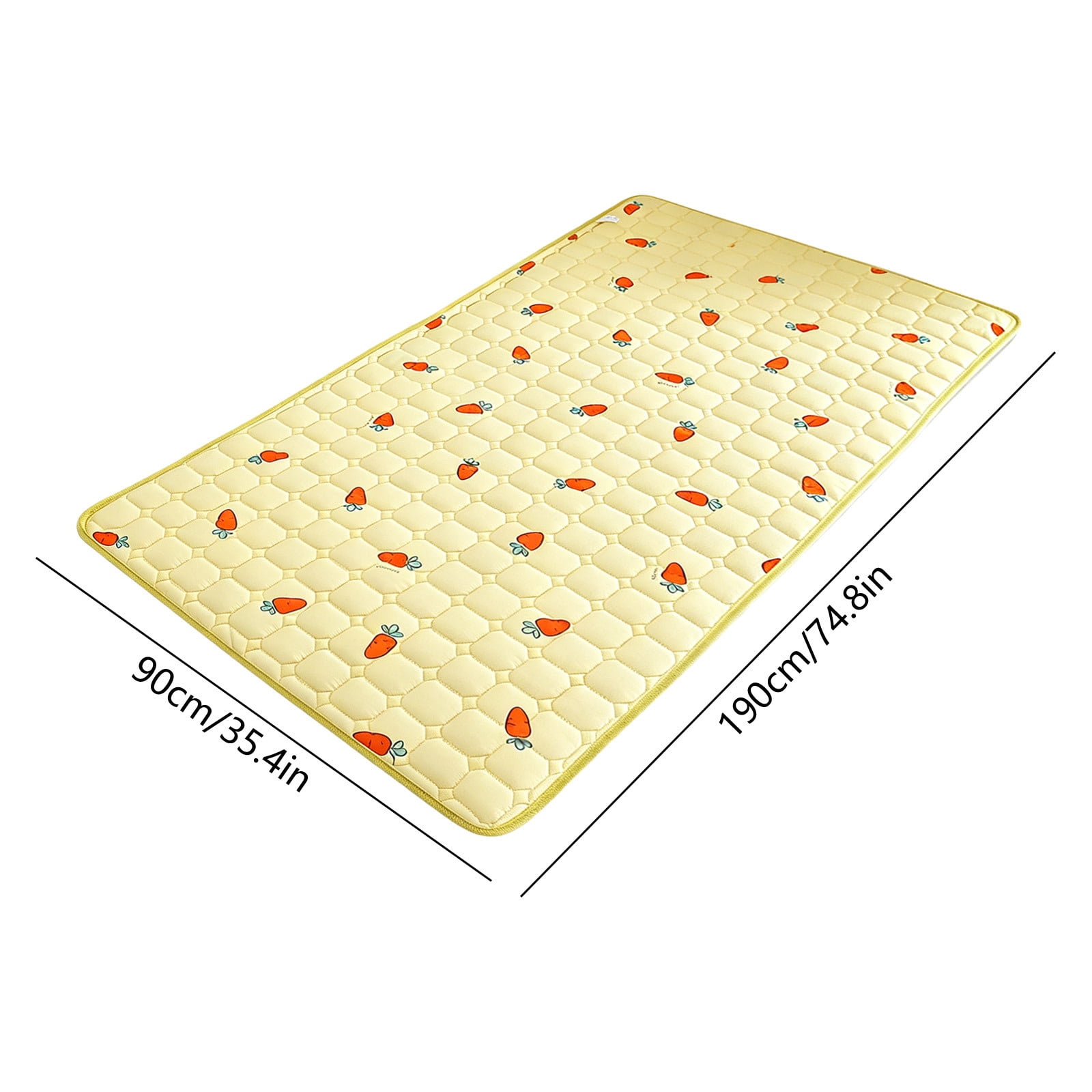 Reversible Mattress Protector Non Slip Waterproof Fitted Bed Cover Washable Mattress Pad Breathable Quilted Bed Protection Sheet Dust Resistant Durable Bedding Protector for Home Dorm Apartment Use