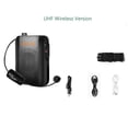 thumbnail image 5 of Bluetooth Voice Amplifier with UHF Wireless Microphone for Professor Teacher Meeting Portable ,Loud Volume, 5 of 6