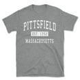 thumbnail image 1 of Pittsfield Massachusetts Classic Established Men's Cotton T-Shirt, 1 of 1