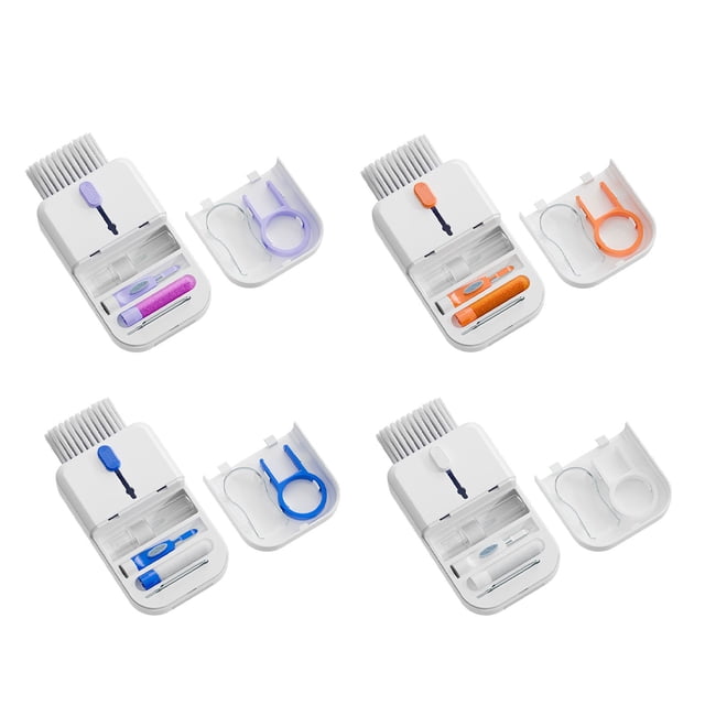 Cleaning Kit under $5! CQCYD 11 in 1 Electronics Cleaning Kit, Multifunctional Tools for Computer Keyboard Phone, Bluetooth Earphones Dry Brush Set, Portable Lightweight Case
