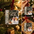 thumbnail image 4 of Christmas Cash Gift Ornament, Christmas Decoration Wallet Pendant, Clear Acrylic Cash Holder Ornament for Tree Hanging and Gift, 4 of 8
