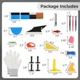 thumbnail image 4 of Vinyl Wrap Tool Kit, Car Wrapping Tools with Felt Squeegee, Magnet Holder, Micro Squeegee, Gloves, Tint Film Car Wrapping Installation Tools, Corner Squeegee for Window, 4 of 5