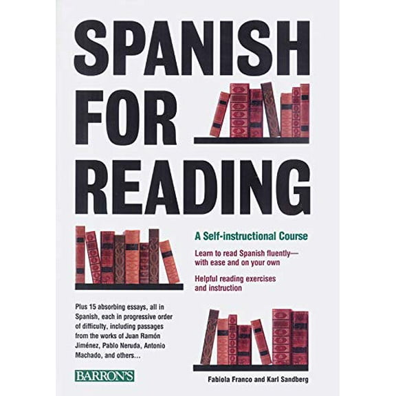 Pre-Owned Spanish for Reading: A Self-Instructional Course (Barron's Foreign Language Guides), 9780764103339, 0764103334, Paperback,