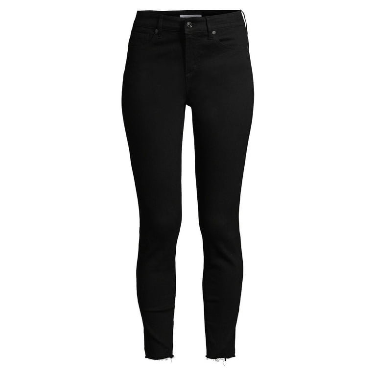 Sofia Jeans Size 18 by Sofia Vergara Women's Rosa Zip Hem Black Jeggings New