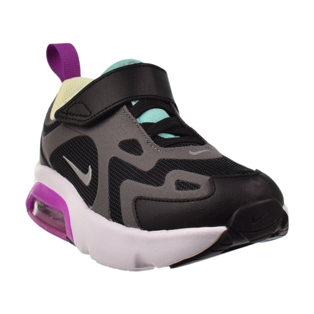Nike Air Max 200 (TD) Toddlers' Shoes Black/Metallic Silver at5629-004