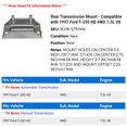 thumbnail image 2 of Rear Transmission Mount - Compatible with 1997 Ford F-250 HD 4WD 7.5L V8, 2 of 2
