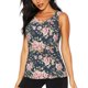 thumbnail image 1 of Balery Vintage Floral Camiseta sin mangas estampada ligera para mujer, tops de entrenamiento sin mangas, camisetas de yoga transpirables de secado rápido.-Large, 1 of 7