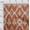 Rust Brown, variant on oneOone Organic Cotton Poplin Twill Fabric Geometric Ikat Print Sewing Fabric BTY 42 Inch Wide