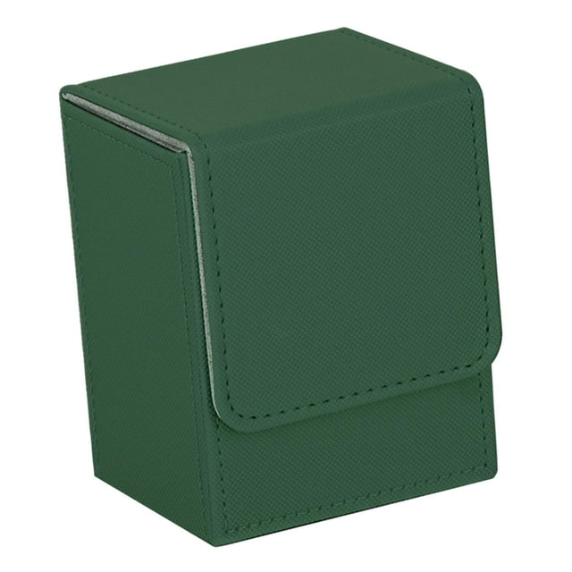 Boîte pour Jeux de Cartes, Jeu, Étui de Jeu en Cuir PU de Qualité Supérieure Vert