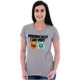 thumbnail image 3 of Funny Salty Chemistry Science Joke Womens Slim Fit Graphic Tee Brisco Brands S, 3 of 5