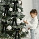 thumbnail image 2 of Lazo de Navidad de Pana Negro, Decoración del Hogar Ropa de Apparell, 2 of 6