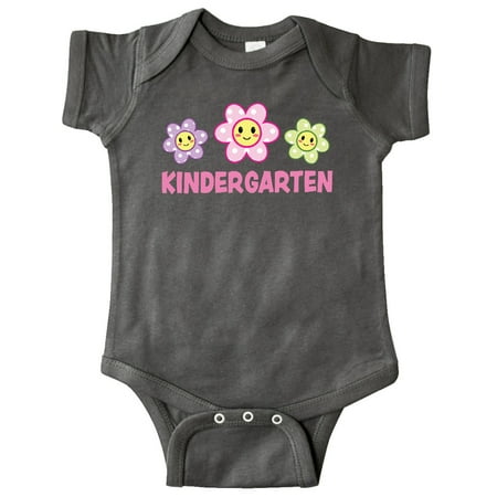 

Inktastic Kindergarten with Polka Dot Flowers Gift Baby Boy or Baby Girl Bodysuit