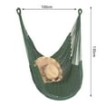 thumbnail image 1 of Xingzhi Chaise Hamac Suspendue d'Extérieur Siège de Balançoire Chaise Hamac Simple Chaise Balançoire Suspendue pour Intérieur Extérieur avec Sac de Rangement à Sangle, 1 of 9
