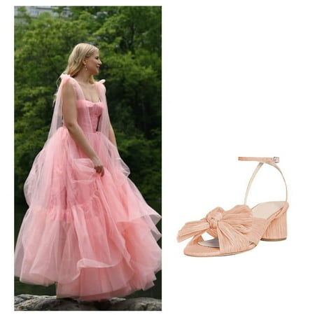 

Women s Fashion Sandals Thick Heel Bow Silk Sandals Retro Buckle Shoes