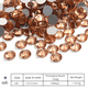 thumbnail image 2 of Piedras de Strass de Cristal con Parte Posterior Plana Gemas Redondas, 2 of 6
