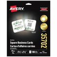 thumbnail image 1 of Avery Printable Square Business Cards with Clean Edge and Sure Feed Technology, 2.5" x 2.5", Double, 1 of 6