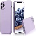 thumbnail image 1 of Case with Protection Camera Lens Liquid Silicone for iPhone 11 Pro Max Case Gel Rubber Shockproof Case Full-Body Protection Soft Anti-Scratch Microfiber Lining 6.5 inch (Taro Purple), 1 of 7