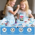 thumbnail image 4 of Pretend Makeup for Toddlers 3-5 4-6, Play Makeup for Kids 3-5, Fake Makeup Kit with Toddler Purse, Fake Make Up Set for Little Girls, Toddler Makeup Kit & Frozen Toys for Girls Age 3-4 3-5, 4 of 7