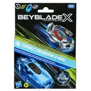 Beyblade X Cobalt Dragoon 2-60C Blue Deluxe Left-Spin String Launcher Set with Left-Spinning Top Toy