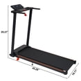 thumbnail image 3 of Treadmill with 8% Incline, Portable Treadmills for Home with Handle, Foldable Treadmills with 265 Lbs Capacity, 3.0HP Treadmill with 4 Adjustable Support Feet, 3 of 12