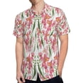 thumbnail image 4 of High Quality Hawaiian Shirts for Men Short Sleeve Aloha Beach Shirt Floral Summer Casual Button Down Shirts Blouses 4EC7JT, 4 of 7