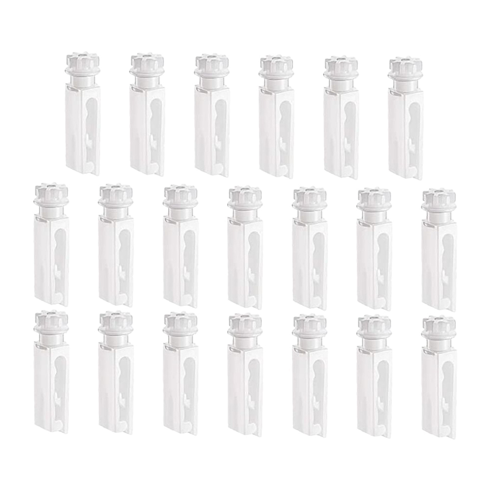 Homemaxs Blind Vertical Curtain Track Repair Stem Window Hooks Glider