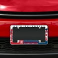 thumbnail image 2 of Radford University Highlanders Premium Metal License Plate Frame Tag Cover, All Over Design, 12x6 inch, Pre-Drilled Holes, Officially Licensed, 2 of 4