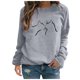 thumbnail image 2 of Puntoco Suéter De Cuello Redondo De Manga Larga Con Estampado De Gato Suelto Casual De Otoño E Invierno Para Mujer Puntoco Puntoco-5762, 2 of 4