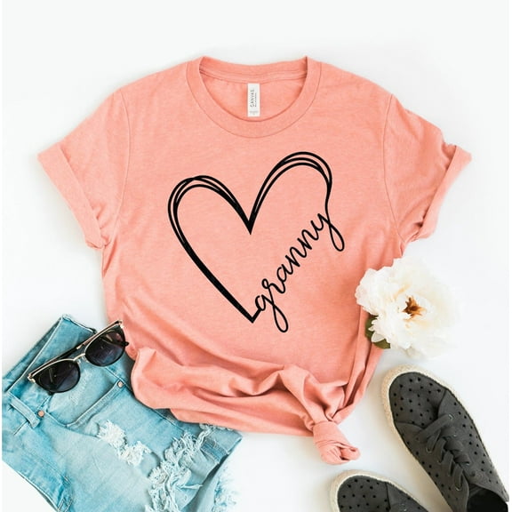 Granny T-shirt Grandmother Shirts Gigi Tshirt Grandparents Shirt Family Gift Nana Tee Women's Grandmom Top