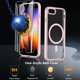 thumbnail image 4 of Funda de teléfono Hensinple con parte trasera rígida magnética transparente para iPhone SE 3 de 4,7 pulgadas, 4 of 6